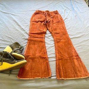 Bell bottoms flared brown